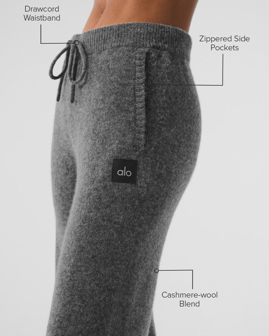 Wool Cashmere New Class Sweatpant - Platinum Grey