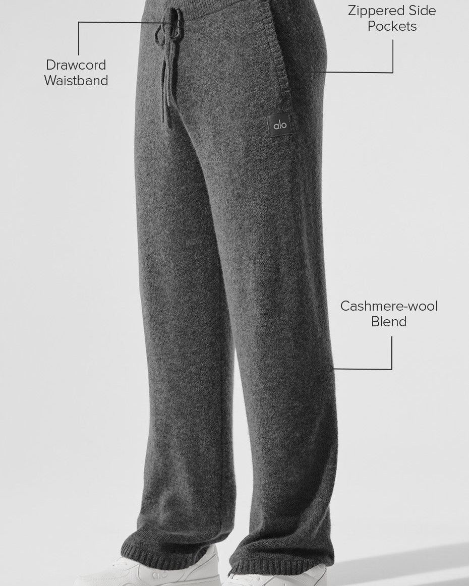 Wool Cashmere New Class Sweatpant - Platinum Grey
