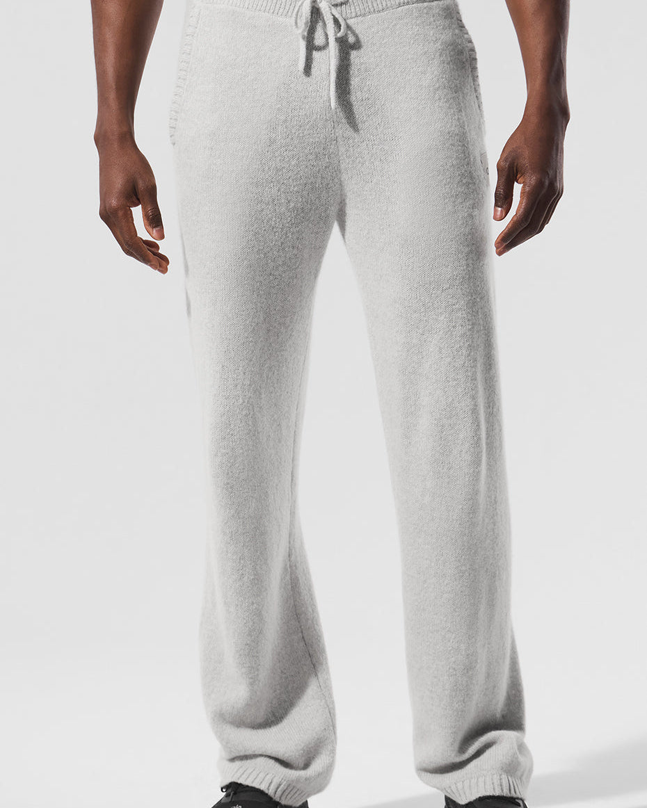 Wool Cashmere New Class Sweatpant - Pearl Grey Heather