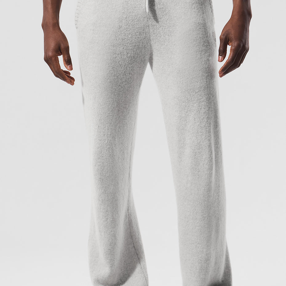 Wool Cashmere New Class Sweatpant - Pearl Grey Heather