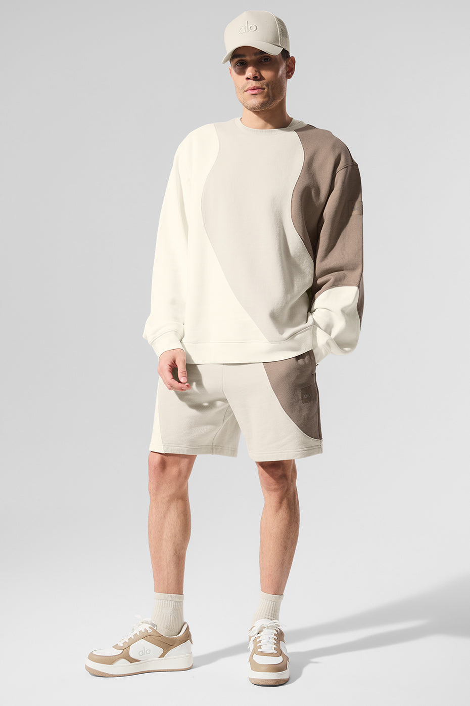 7" Make Waves Short - Ivory/Bone/Gravel