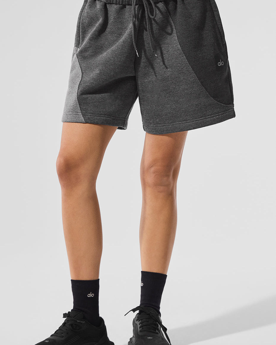 7" Make Waves Short - Dark Heather Grey Tonal