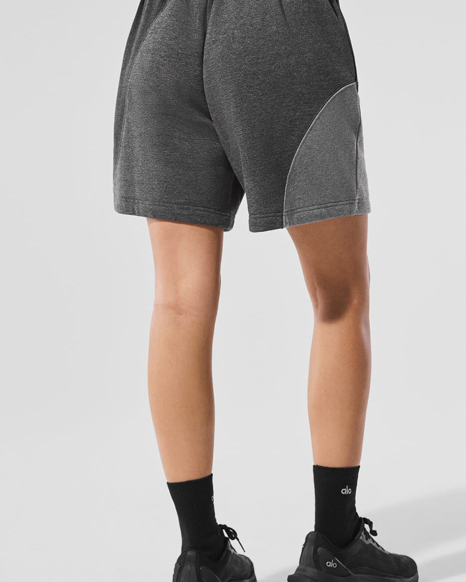 7" Make Waves Short - Dark Heather Grey Tonal