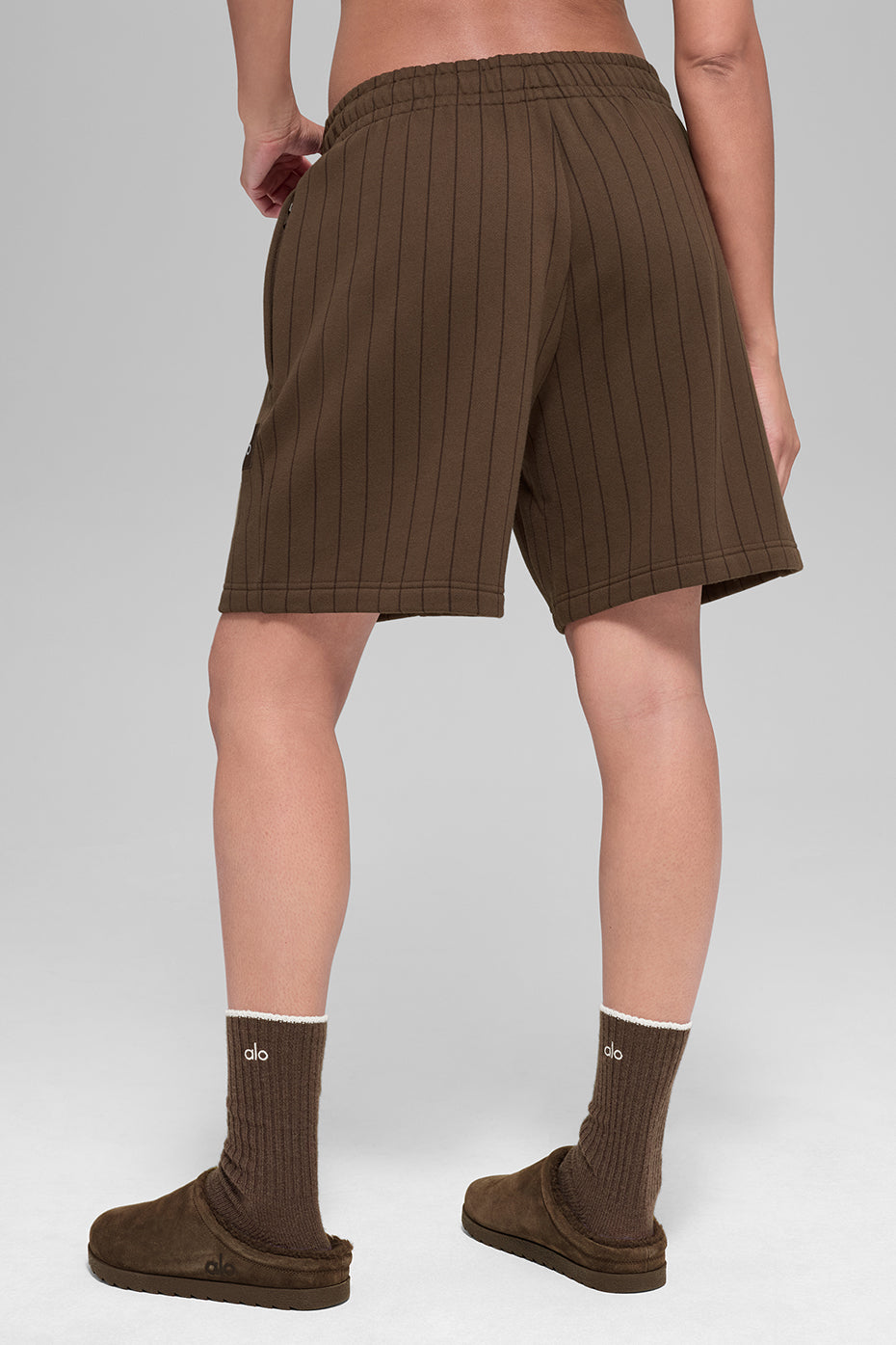 7" Pinstripe Short - Espresso Pinstripe