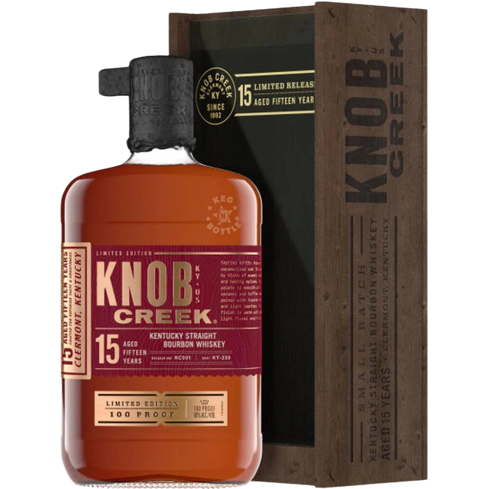 Knob Creek 15 Year Kentucky Straight Bourbon Whiskey (750 ml) look