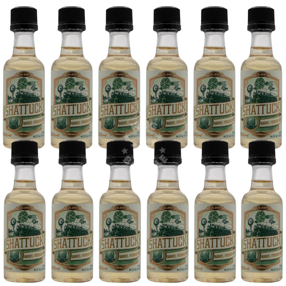 Shattuck Barrel Finished Gin - Pack of 12 (12x50 ml)