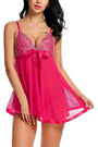 Flirty Mesh Lace Cup Babydoll