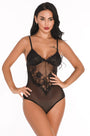 Lacy Inset Teddy Lingerie