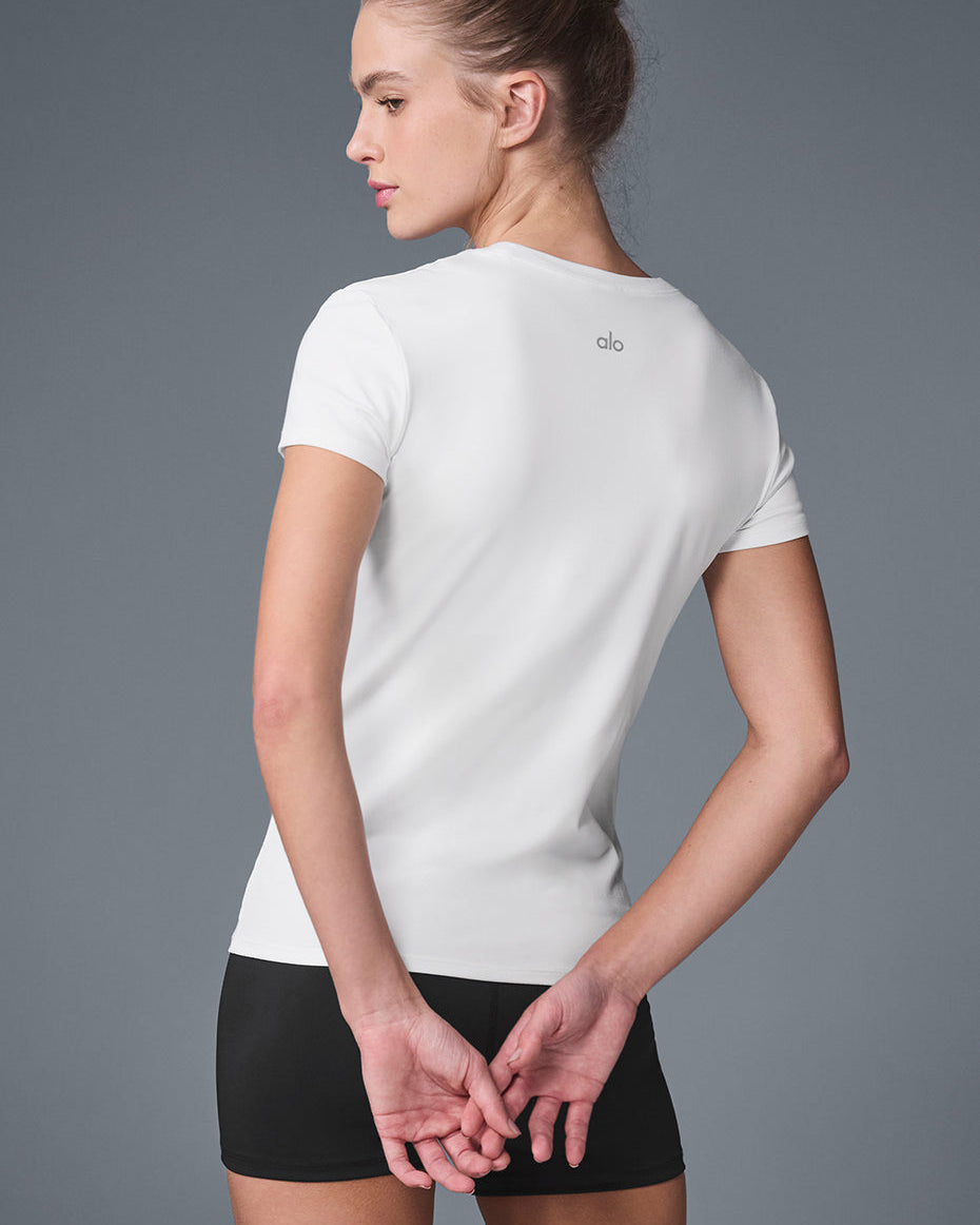 Alosoft Finesse Tee - White