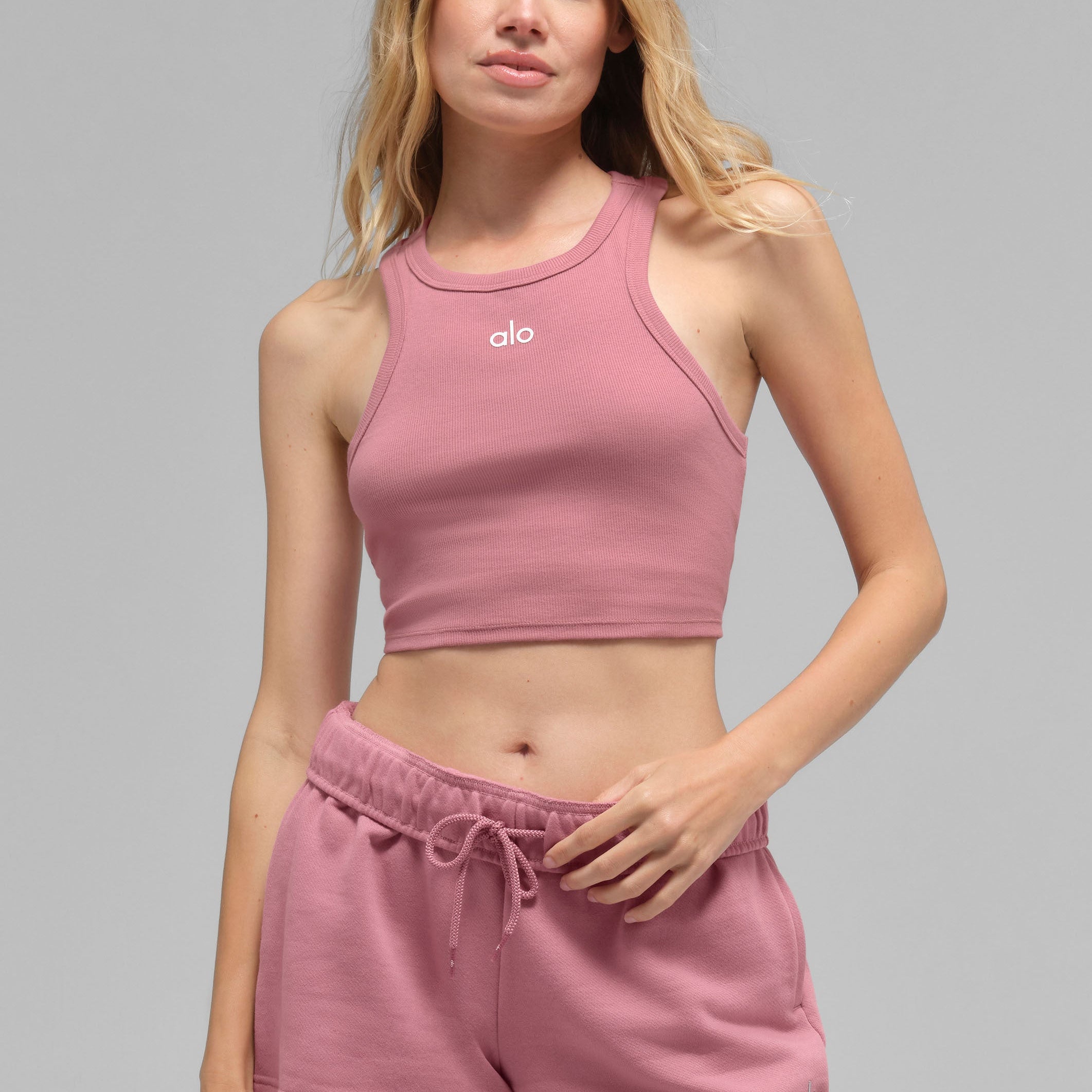 Aspire Tank - Pink Wild Rose/White