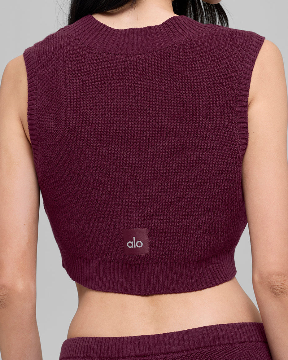 Supernatural Sweater Tank - Burgundy