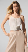 Sheer Cashmere Tank - Ivory