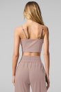 Ribbed Delicate Lounge Tank - Taupe