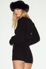 Cashmere Embrace Pullover - Black