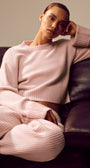 Cashmere Embrace Pullover - Frosted Pink