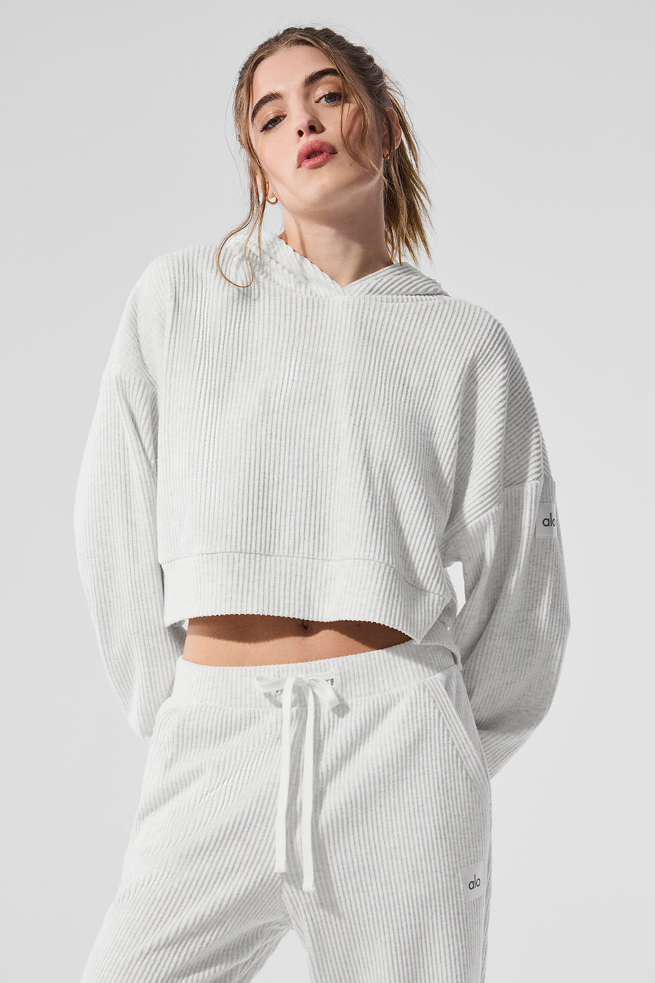 Muse Hoodie - White Heather