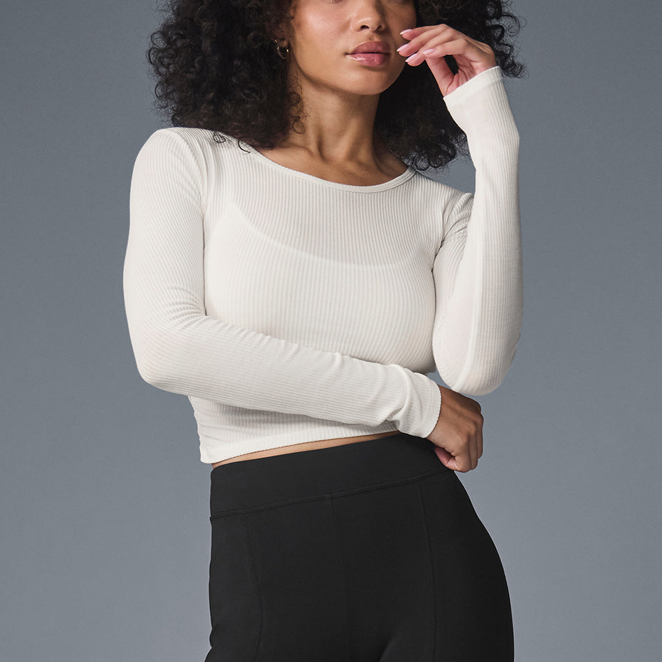 Gather Long Sleeve - Ivory