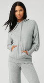 Cashmere Jet Set Hoodie - Dove Grey Heather