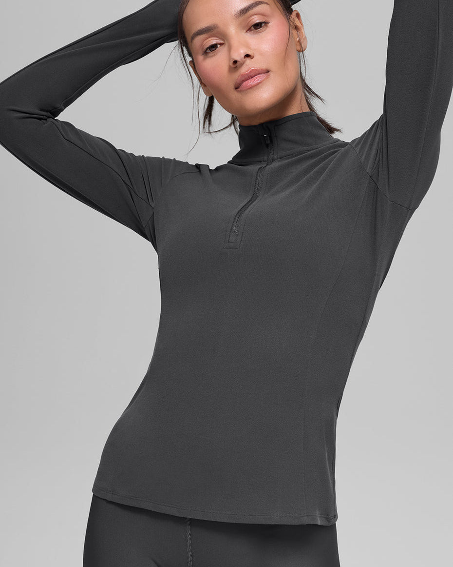 Alosoft 1/2 Zip Rapid Pullover - Anthracite