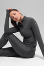 Alosoft 1/2 Zip Rapid Pullover - Anthracite