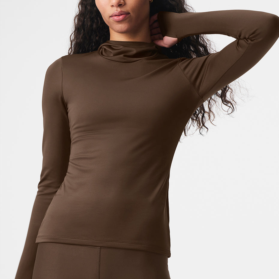 Airlift Winter Warm Hooded Runner - Espresso