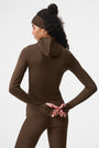 Airlift Winter Warm Hooded Runner - Espresso