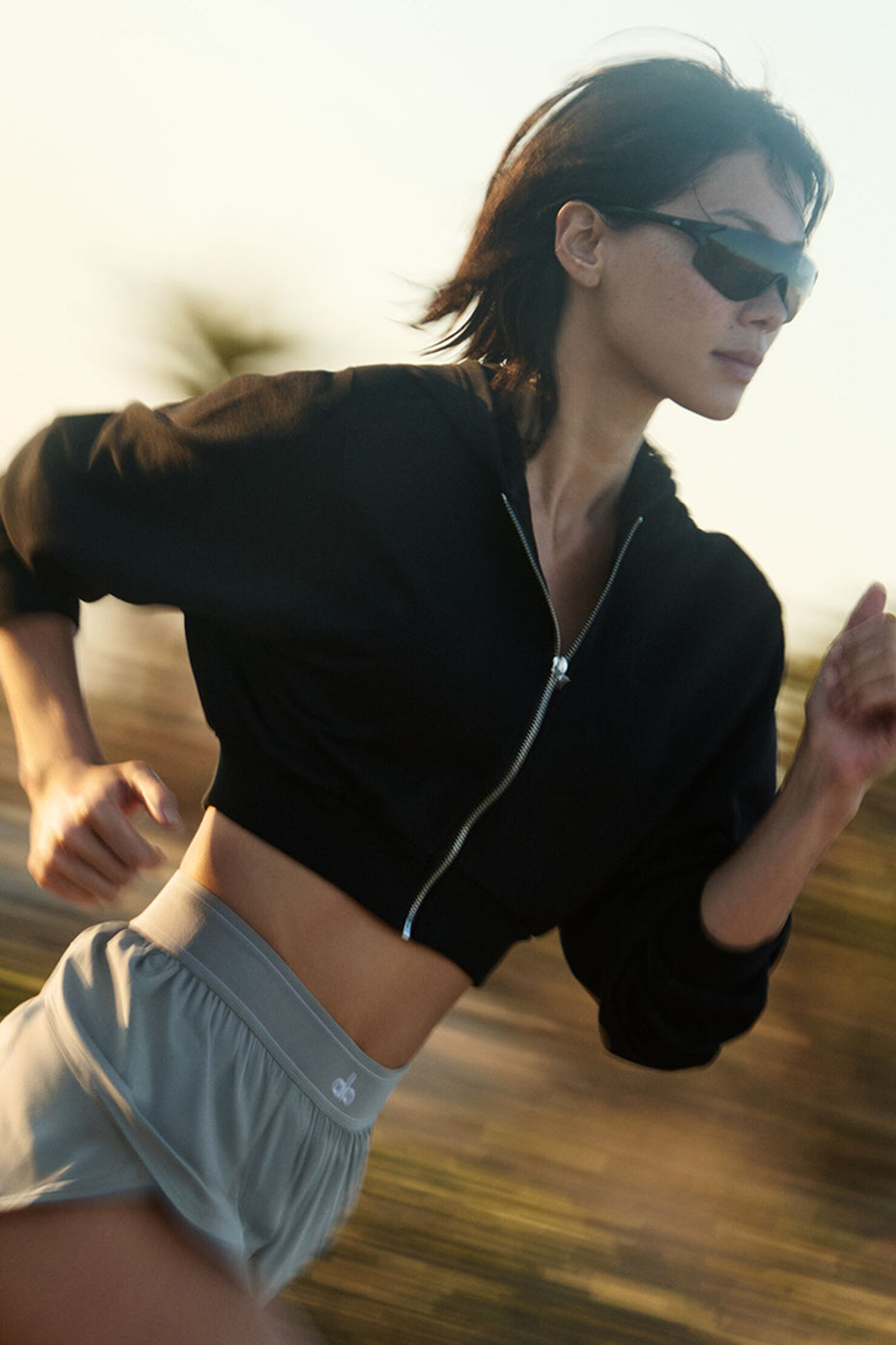 Sweet Escape Zip Up Hoodie - Black