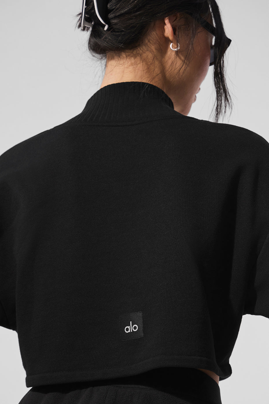 Cropped Serenity Coverup - Black