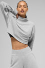 Cropped Serenity Coverup - Athletic Heather Grey