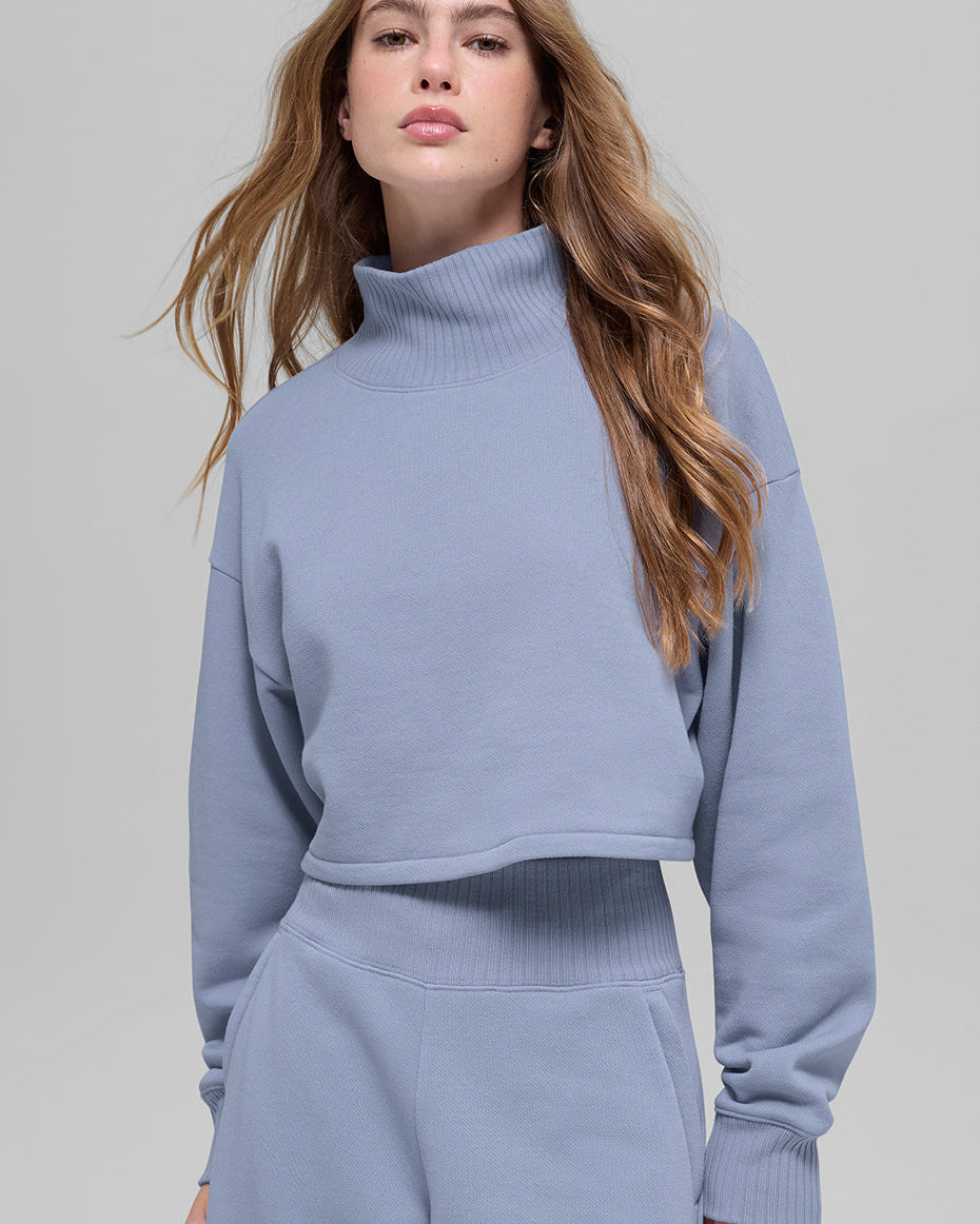 Cropped Serenity Coverup - Winter Frost