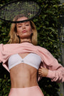 Extreme Cropped Pullover - Pink Quartz