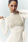 Airlift Winter Warm Mesh Ski Time Long Sleeve - Ivory