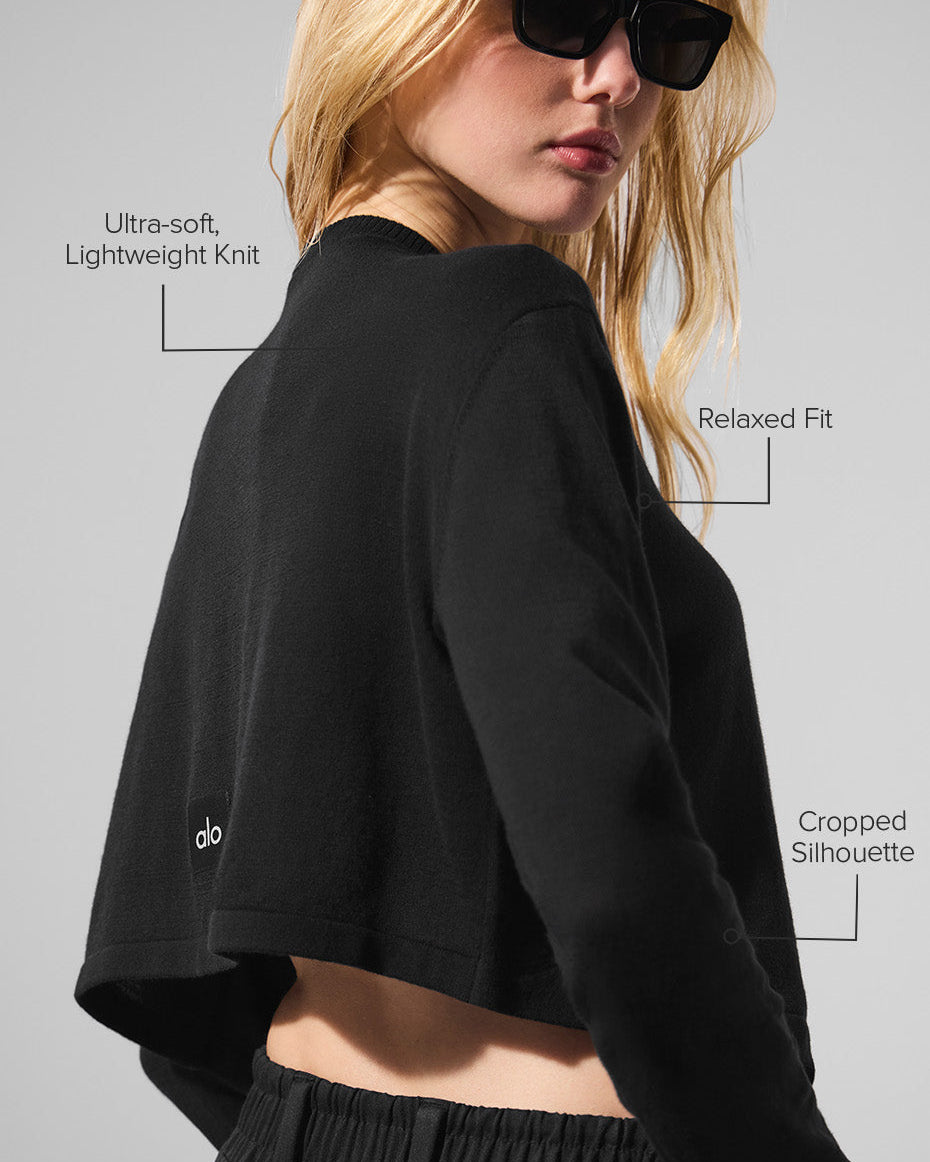 Supernatural Sweater Cardigan - Black