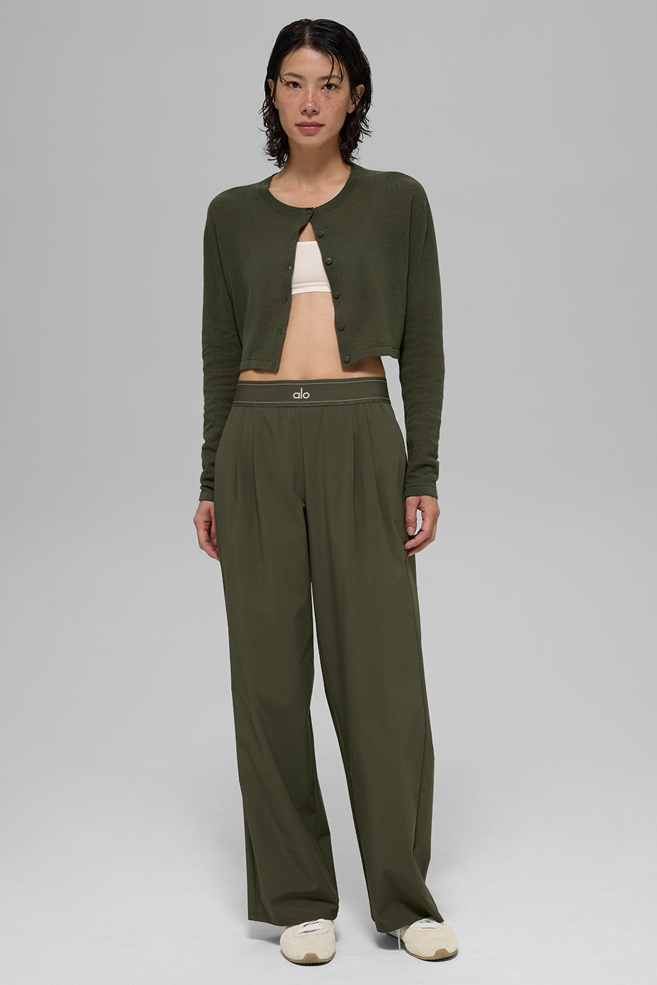 Supernatural Sweater Cardigan - Green Olive