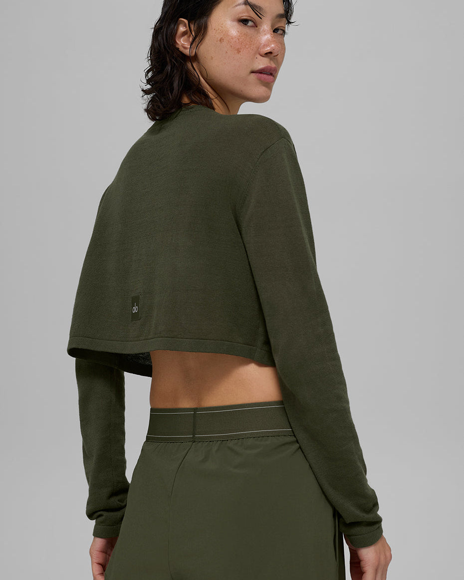 Supernatural Sweater Cardigan - Green Olive