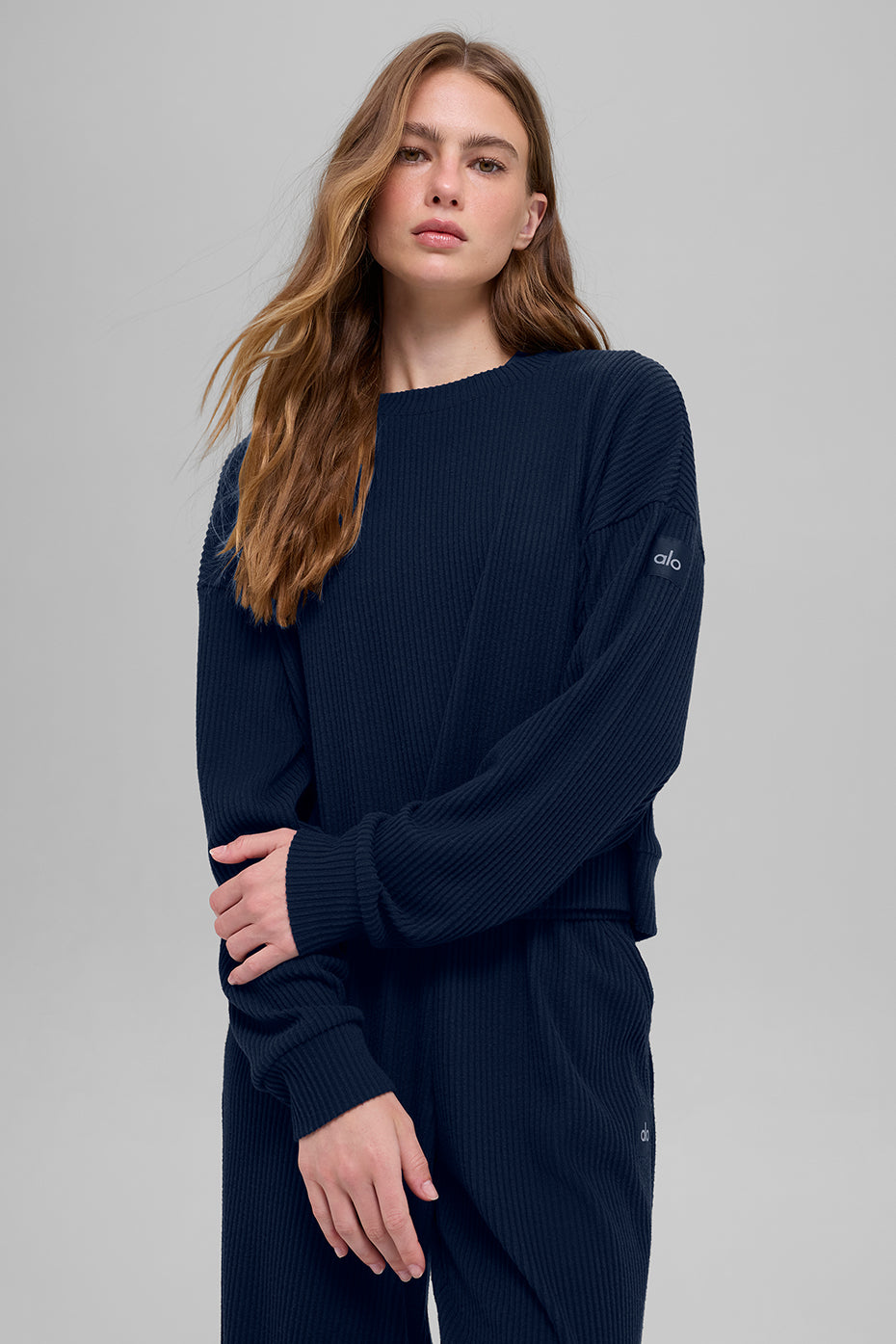 Muse Crew Neck Pullover - Navy