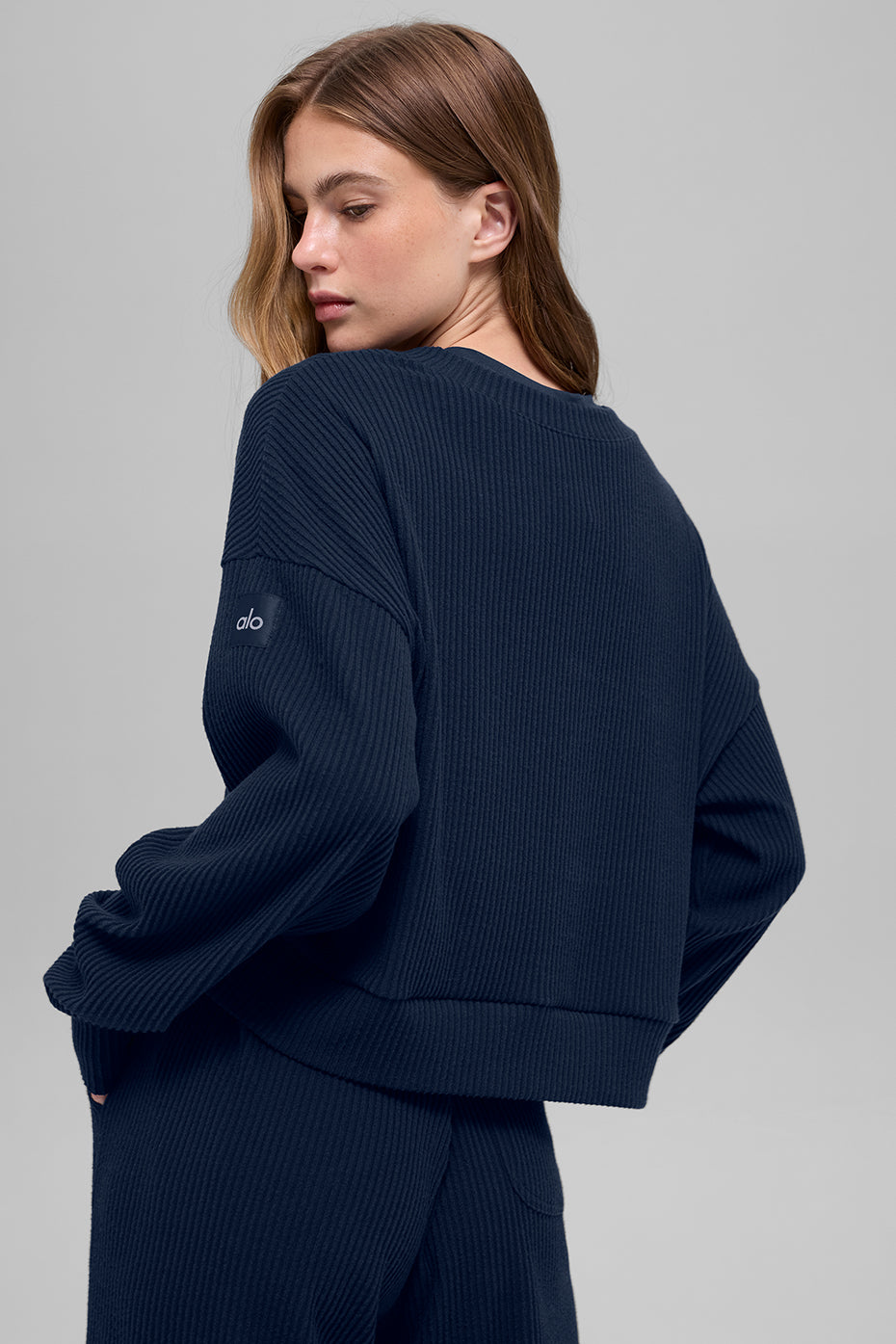 Muse Crew Neck Pullover - Navy