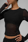 Mesh Winter Twilight Long Sleeve - Black