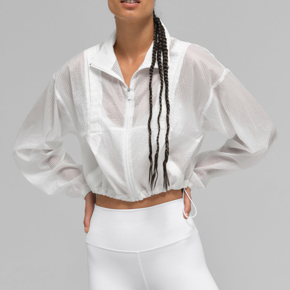 Game Time Full Zip Jacket - White