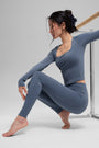 ALO Softsculpt Precision Long Sleeve - Bluestone