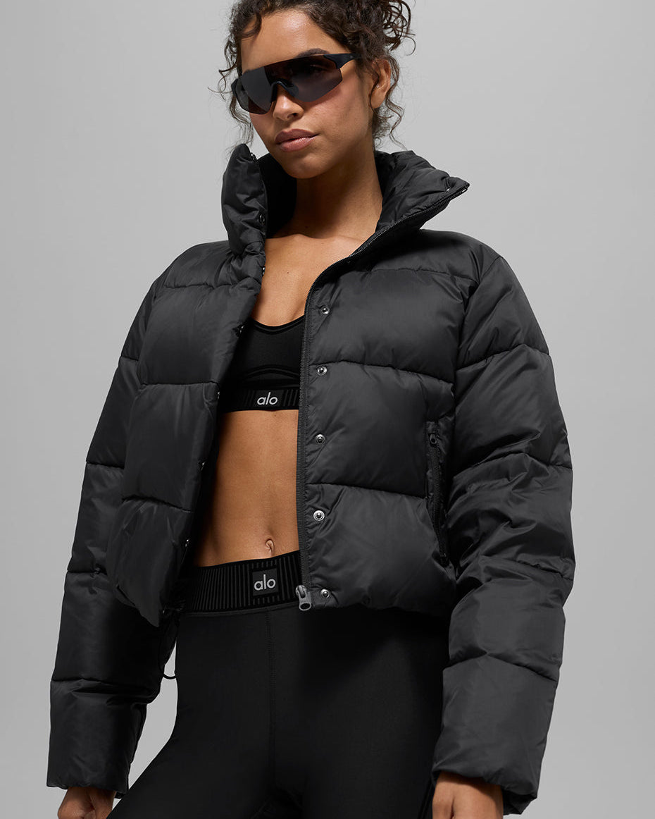 Gold Rush Puffer - Black