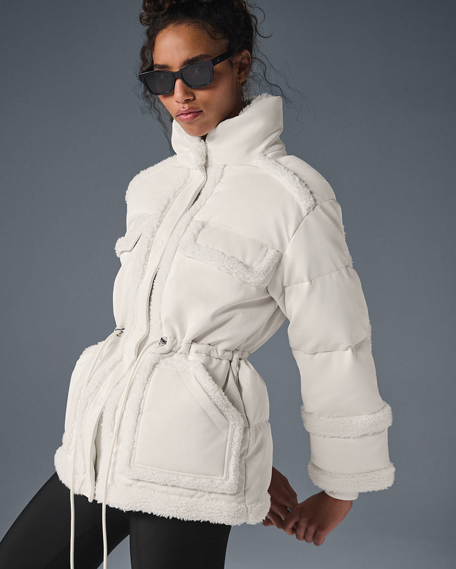 Ice Breaker Puffer Jacket - Ivory