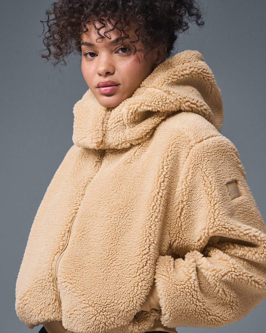 Foxy Sherpa Jacket - Camel