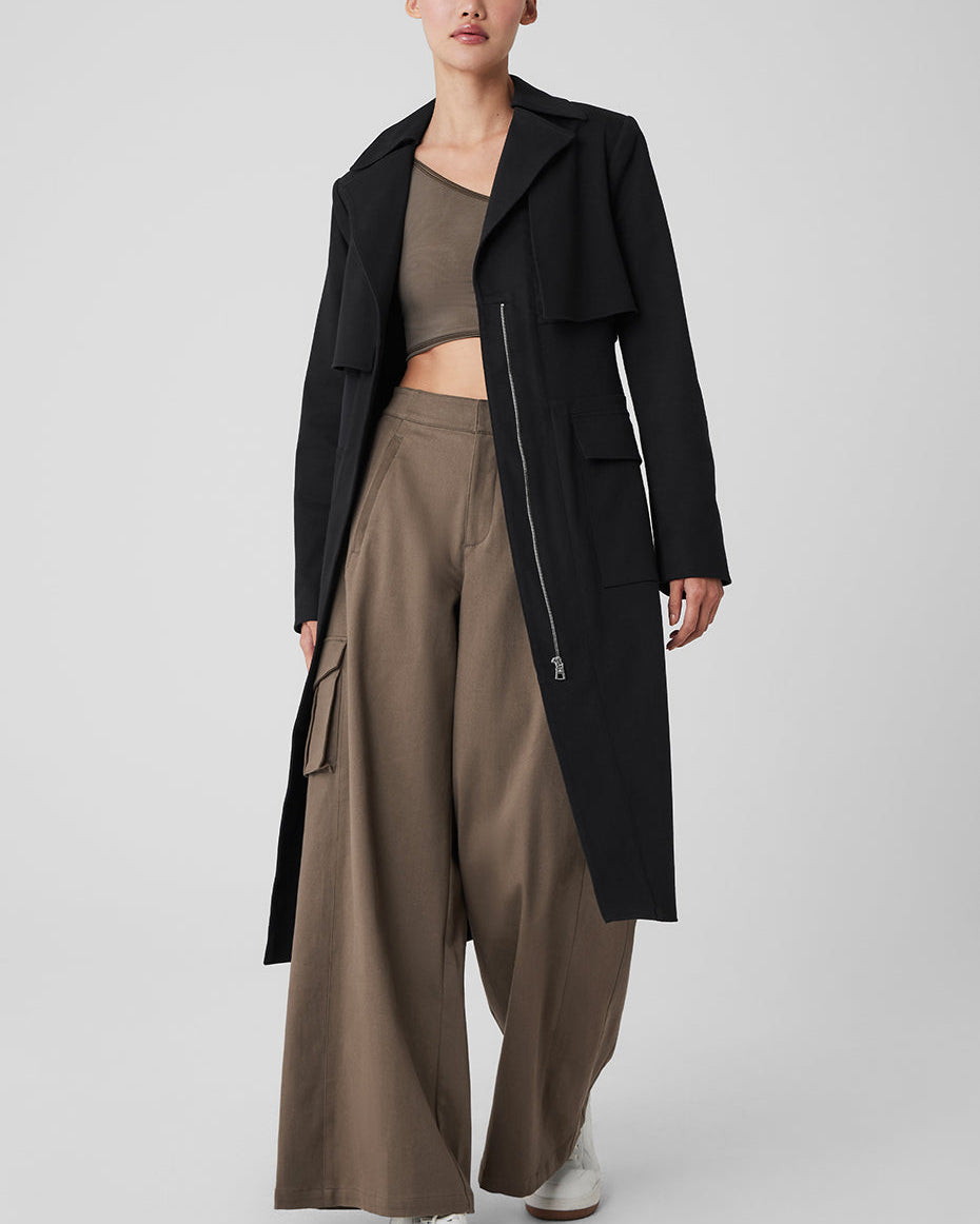 Formation Trench Coat - Black