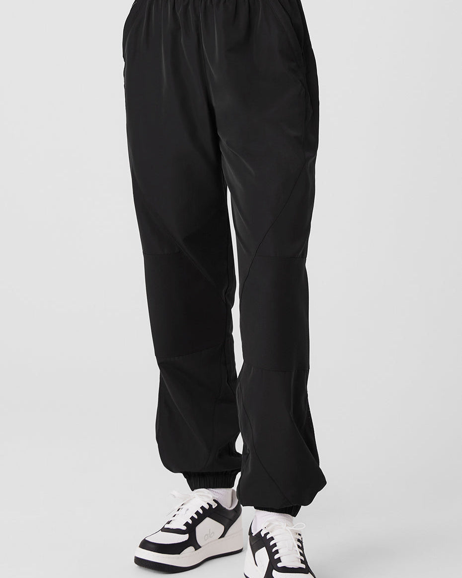 Mixed Media Reinvention Jogger - Black