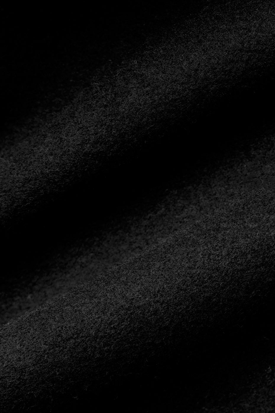 Wool Cropped Metro Trench - Black