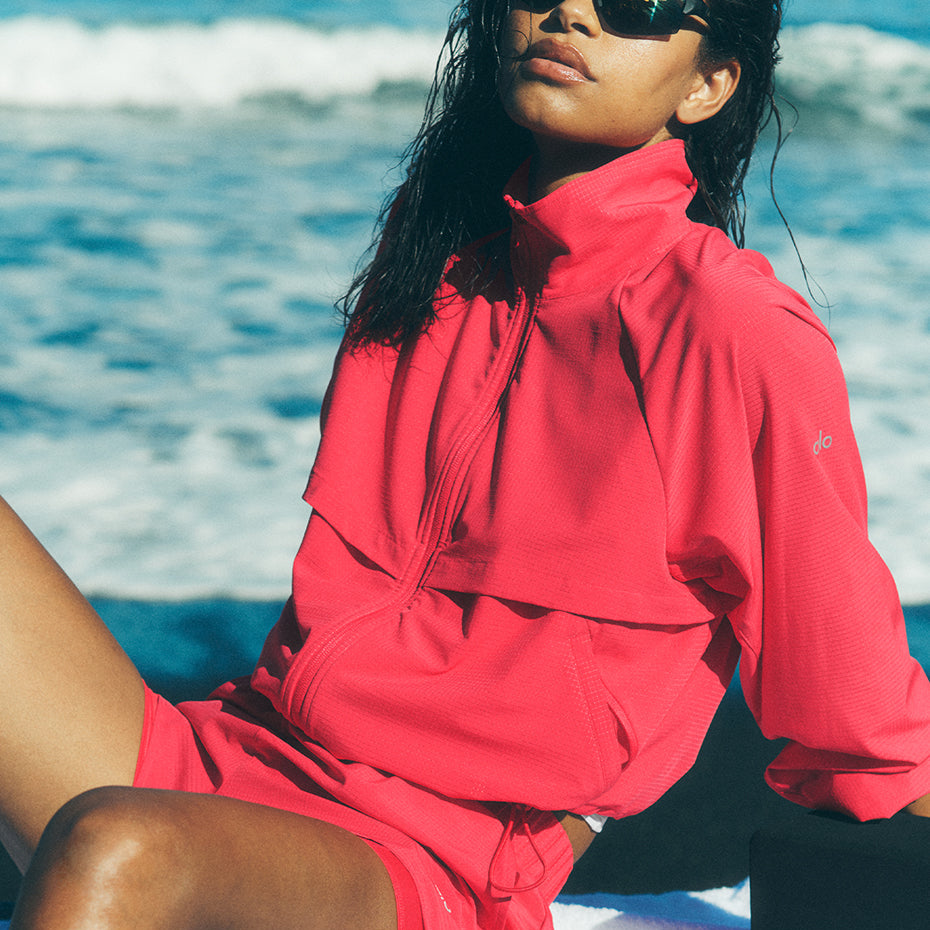 Sport Star Full Zip Jacket - Candy Red