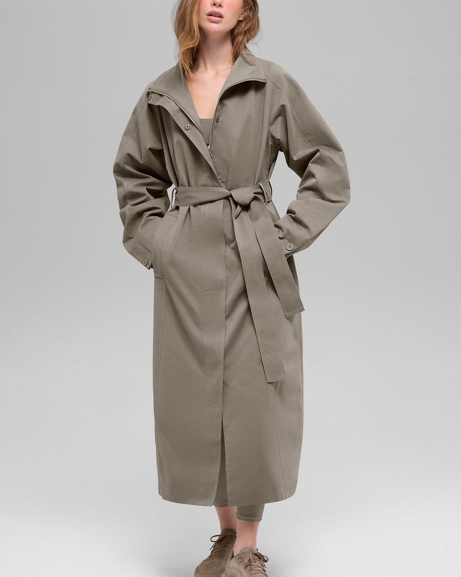 Journey Trench Coat - Light Cocoa