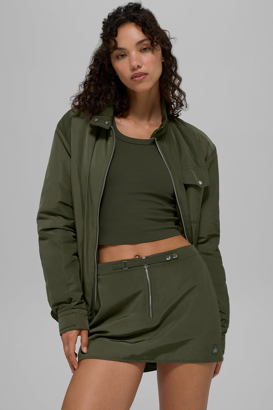 Work It Bomber - Green Olive