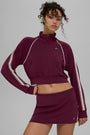 Track Star Full Zip Jacket - Burgundy